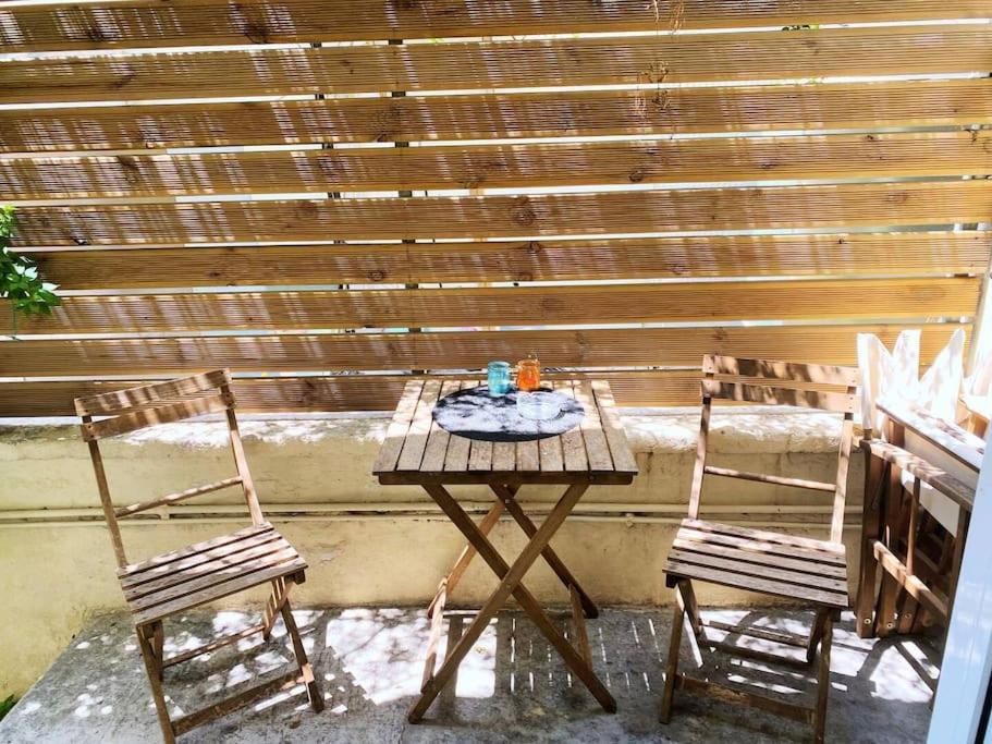 Cute Full Apt W/Backyard In Paleo Faliro Athén Kültér fotó